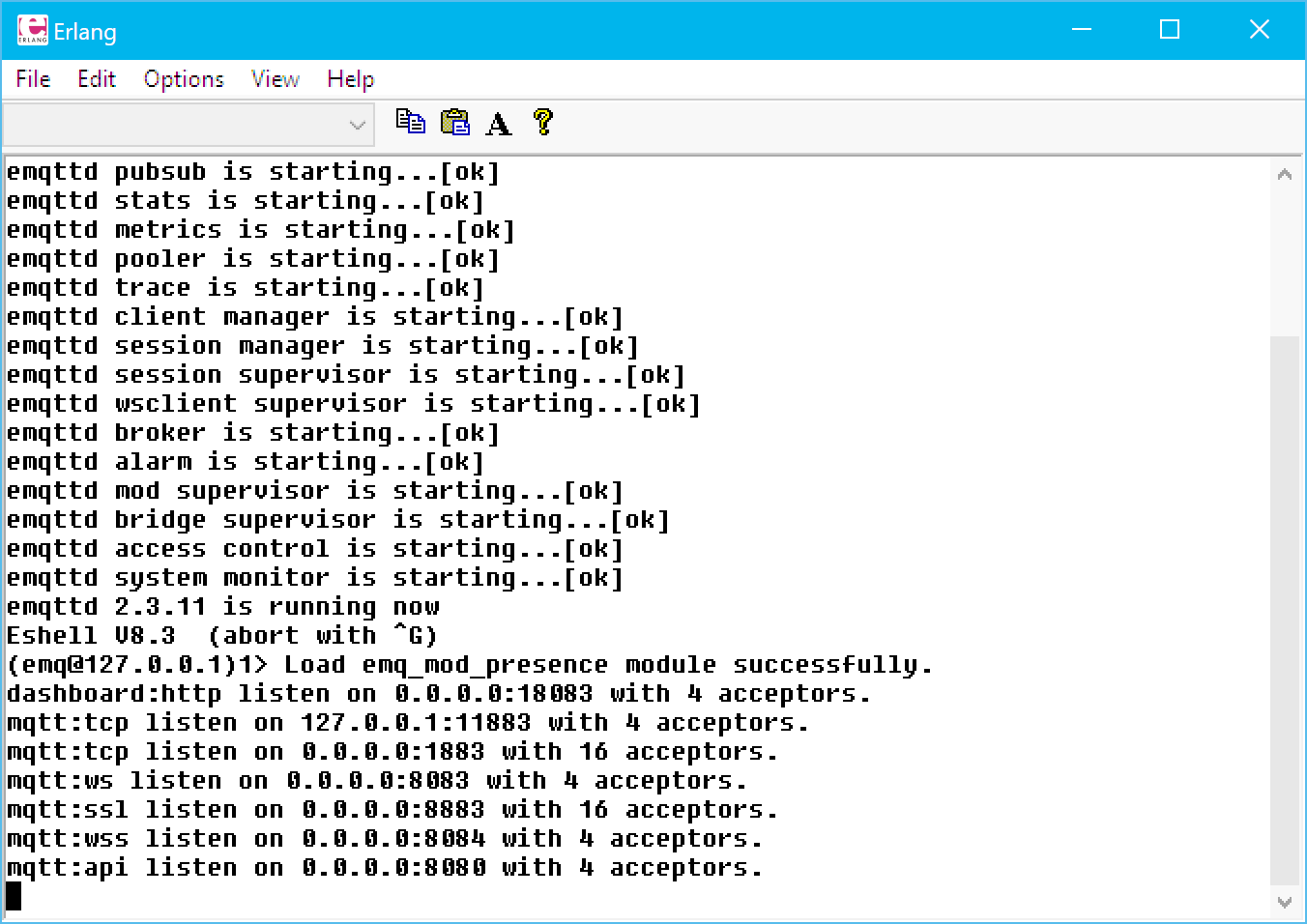 EMQTT Console