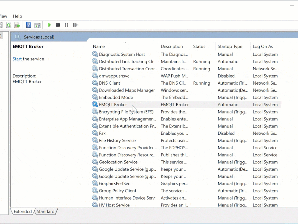 Windows Service Manager
