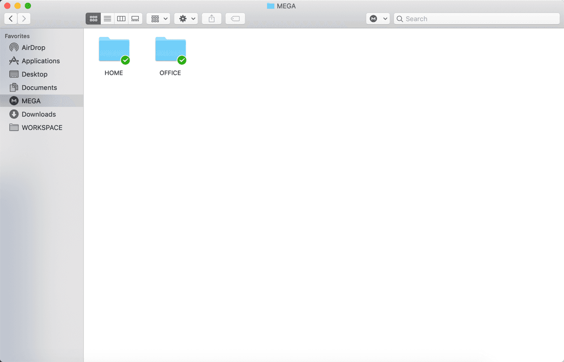 MEGASync Smart Sync Icons